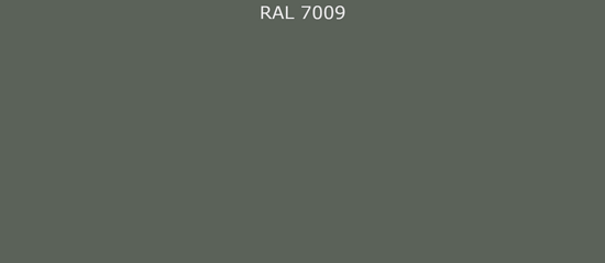 Краска акриловая универсальная по RAL "VESTA - 7009" цвет Зелёно-серый - 5 кг