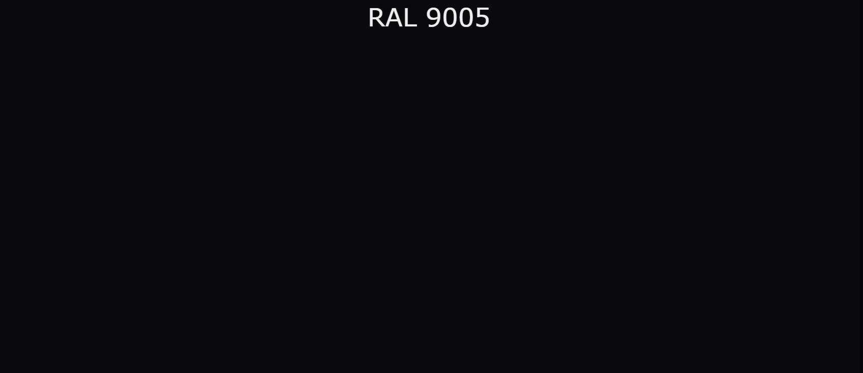 Van9005. Рал 9005 черный янтарь. Цвет RAL 9005 черный янтарь. Черный цвет по RAL 9005. Черный цвет RAL 9005.