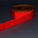 Светоотражающая лента, самоклеящаяся, красная, 5 см х 45 м